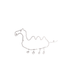 なんとも言えない動物顔スタンプ（個別スタンプ：5）