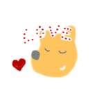 シンプルな ゆき（個別スタンプ：3）