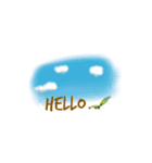 シンプルな ゆき（個別スタンプ：5）