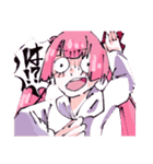 厨二病姉とあほあほ妹のプリティースタンプ（個別スタンプ：1）
