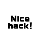 PVP煽りスタンプ(黒文字＆色付き)（個別スタンプ：12）