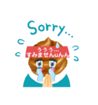 ツキを呼ぶ運子ちゃん（個別スタンプ：3）