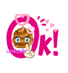 ツキを呼ぶ運子ちゃん（個別スタンプ：5）