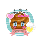 ツキを呼ぶ運子ちゃん（個別スタンプ：6）
