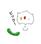 白と黒のぬこ（個別スタンプ：8）