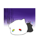 白と黒のぬこ（個別スタンプ：11）