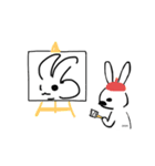 心のなかのうさぎたち（個別スタンプ：5）