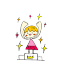 こめこちゃんの、まあるい毎日(おめでとう)（個別スタンプ：21）