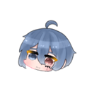 表情豊かなririnaちゃん（個別スタンプ：3）