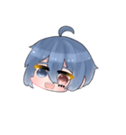 表情豊かなririnaちゃん（個別スタンプ：4）