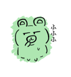手描きクマ（個別スタンプ：4）