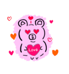 手描きクマ（個別スタンプ：6）