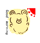 手描きクマ（個別スタンプ：7）