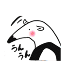 麗しきゴリクイ【ゴリラとアリクイの日常】（個別スタンプ：9）