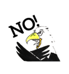 White head eagleワシゃワシゃ（個別スタンプ：4）
