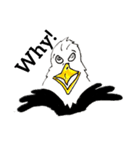 White head eagleワシゃワシゃ（個別スタンプ：6）