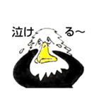 White head eagleワシゃワシゃ（個別スタンプ：17）