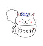 たまごの手描きネコ（個別スタンプ：2）