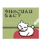 メッセージスタンプ♪白猫のPちゃん☆彡（個別スタンプ：13）