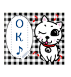 メッセージスタンプ♪白猫のPちゃん☆彡（個別スタンプ：14）