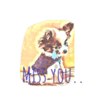 ワンワンワンコだらけ 犬の癒しスタンプ（個別スタンプ：7）