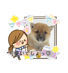 豆柴詰め込みスタンプ(〃ω〃)（個別スタンプ：18）