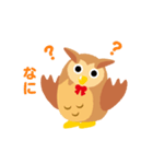 動く♪フクロウくん（個別スタンプ：19）