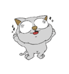 マヌケ猫（個別スタンプ：5）