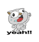 マヌケ猫（個別スタンプ：8）