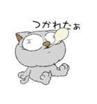 マヌケ猫（個別スタンプ：24）
