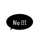 ひとこと英語で！色吹き出し vol.1（個別スタンプ：24）