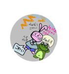 うさあちゃん～雨だねうさぎ～3（個別スタンプ：3）