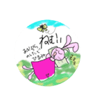 うさあちゃん～雨だねうさぎ～3（個別スタンプ：5）