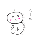ほわいと人間（個別スタンプ：6）