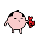 ももざむらい。（個別スタンプ：1）