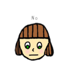 The Girl stamp（個別スタンプ：13）