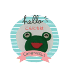 ねんどのカエルの日常（個別スタンプ：6）