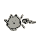 ゆるあにまるず(モノクロver)（個別スタンプ：5）