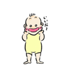ほっそり赤ちゃんの日常（個別スタンプ：6）