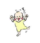 ほっそり赤ちゃんの日常（個別スタンプ：8）