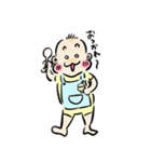 ほっそり赤ちゃんの日常（個別スタンプ：19）