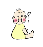 ほっそり赤ちゃんの日常（個別スタンプ：24）