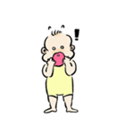 ほっそり赤ちゃんの日常（個別スタンプ：28）