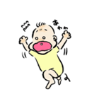ほっそり赤ちゃんの日常（個別スタンプ：40）
