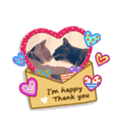 猫deご挨拶（個別スタンプ：4）