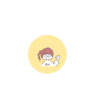 毎日使える カラフルな女の子（個別スタンプ：2）