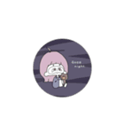 毎日使える カラフルな女の子（個別スタンプ：4）