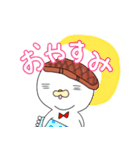 「お肉ちゃん」しんぷるスタンプ（個別スタンプ：8）
