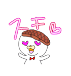 「お肉ちゃん」しんぷるスタンプ（個別スタンプ：24）