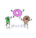 ラッキーちゃんと仲間たち（個別スタンプ：7）